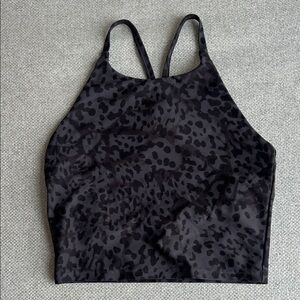 Old Navy Active Black Patterned Sports Bra